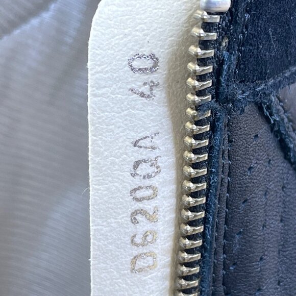 Geox Women’s Black Leather & Suede With Zip Closure Wedge Sneakers Sz US 9 -EU40 - Picture 5 of 9